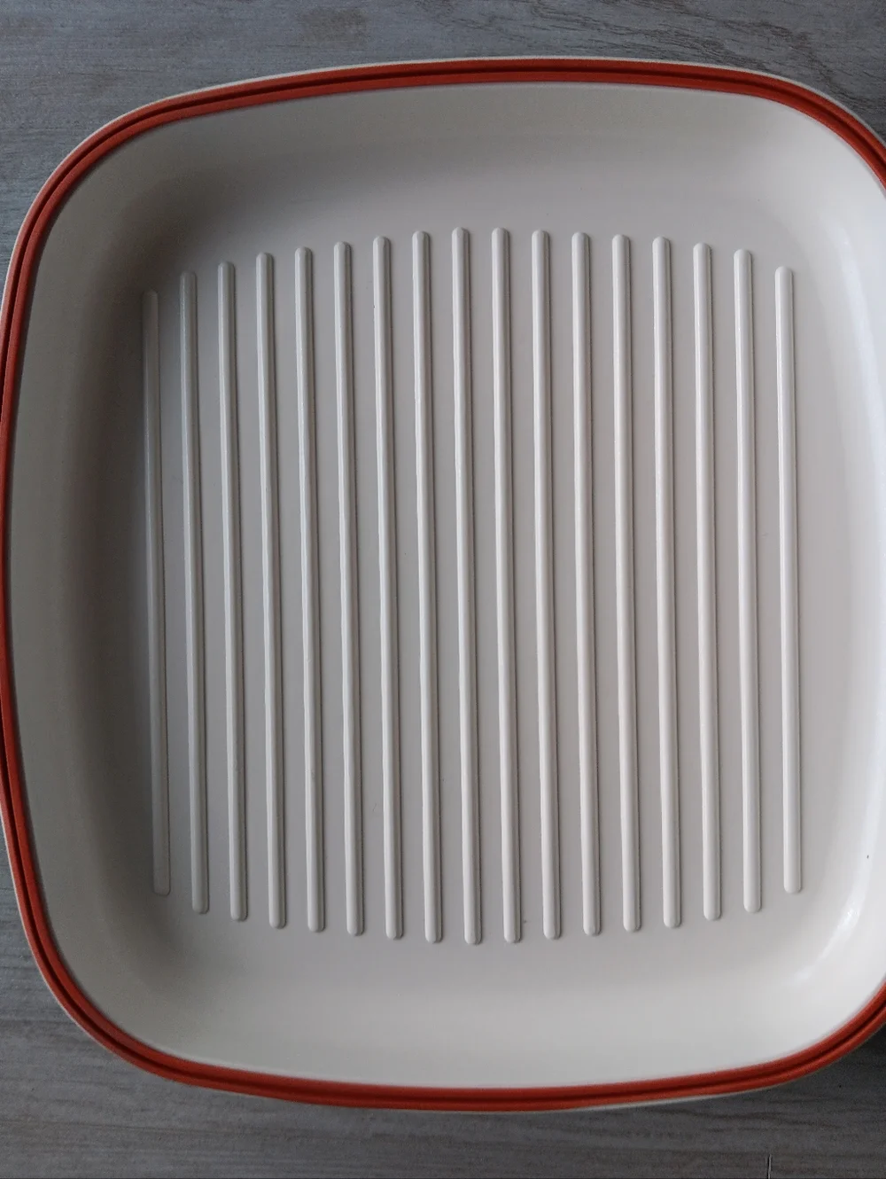 Cook's Companion Uni-Versa Junior Pan Two Sided Griddle Glass Cover Green White